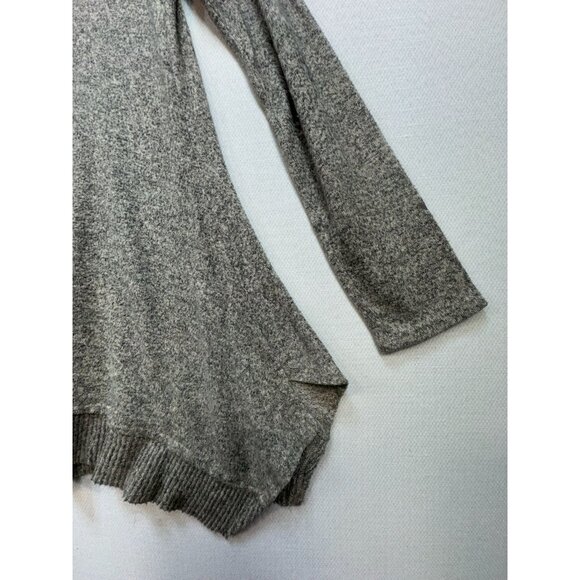Soft Surroundings Womens Knitted Tunic Sweater Size M Gray Asymmetrical Hem Slit - Picture 13 of 13